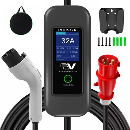 2-EVMOTIONS Delta Wi-Fi EVSE Type2 (3x16A) EV Laadkabel