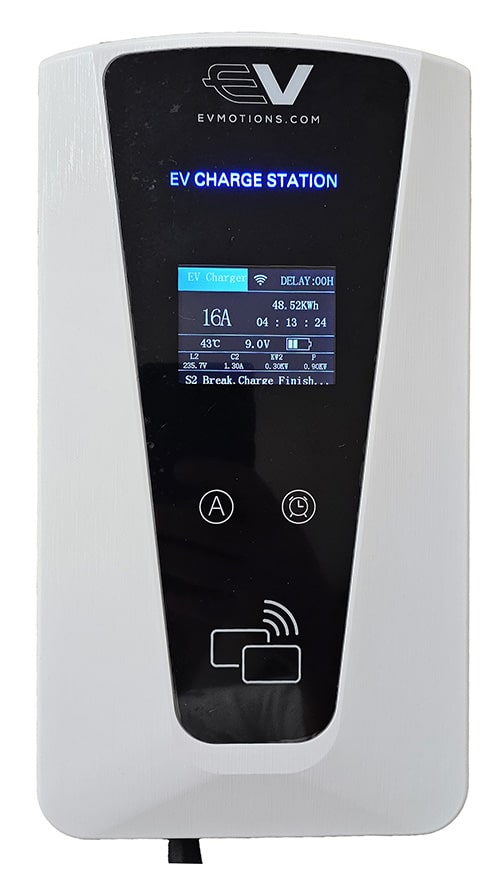 1-EVMOTIONS Delta Smart Wallbox Type2 11kw Wi-Fi EV Laadkabel