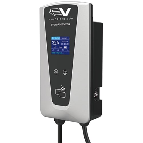2-EVMOTIONS Delta Smart Wallbox Type2 22kw Wi-Fi EV Laadkabel