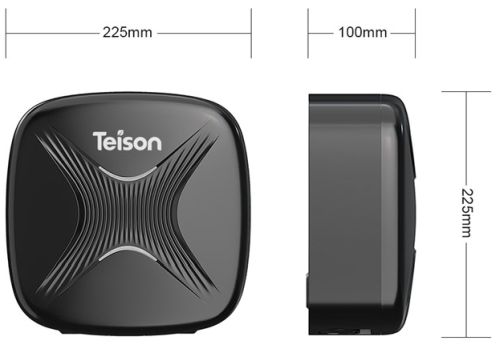 4-TEISON Smart Wallbox Type2 11kw Wi-Fi EV Laadkabel