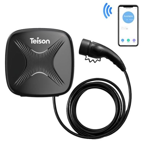 1-TEISON Smart Wallbox Type2 7.4kw Wi-Fi EV Laadkabel